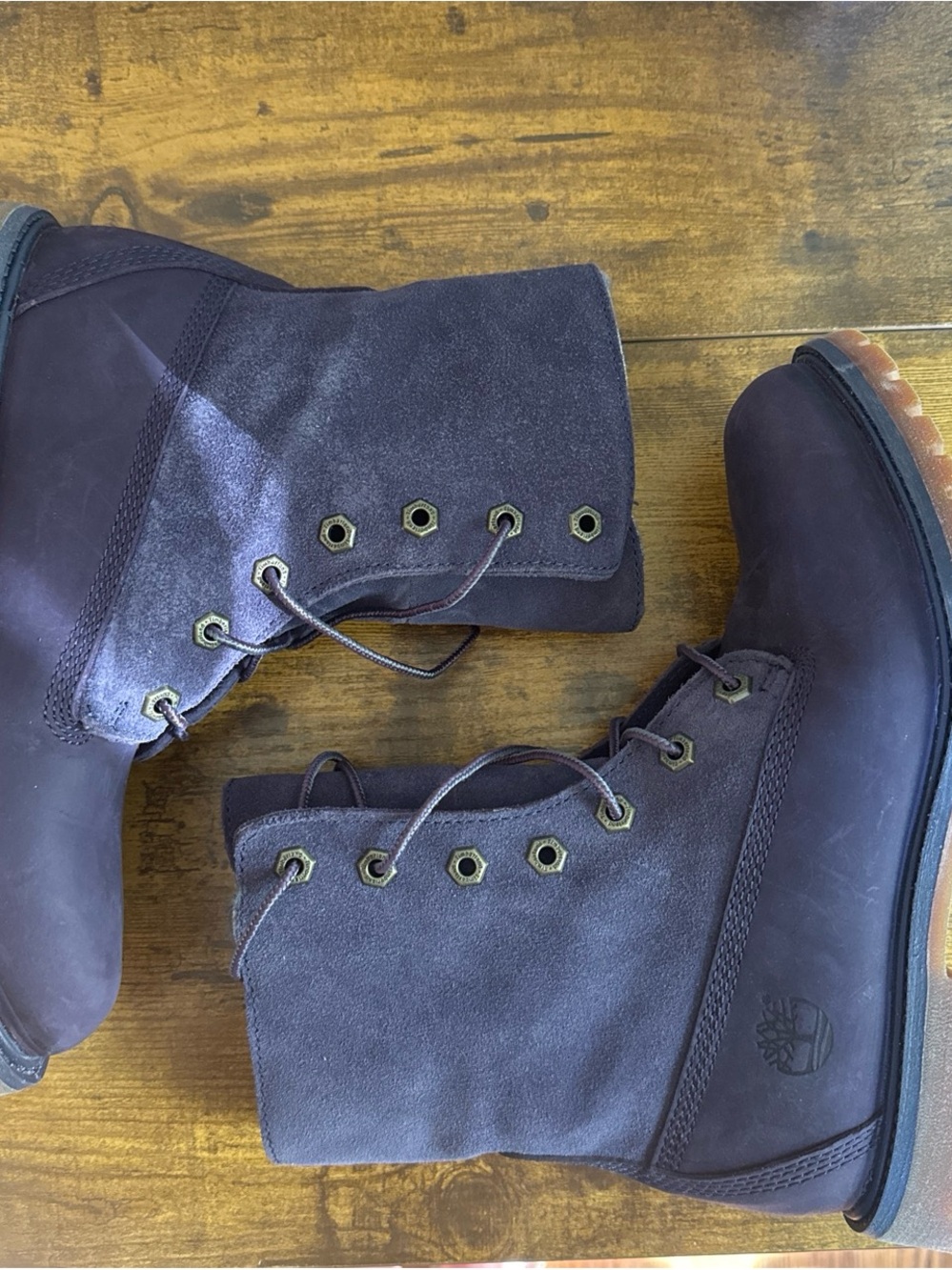Timberland Brown Suede Lace-Up Boots